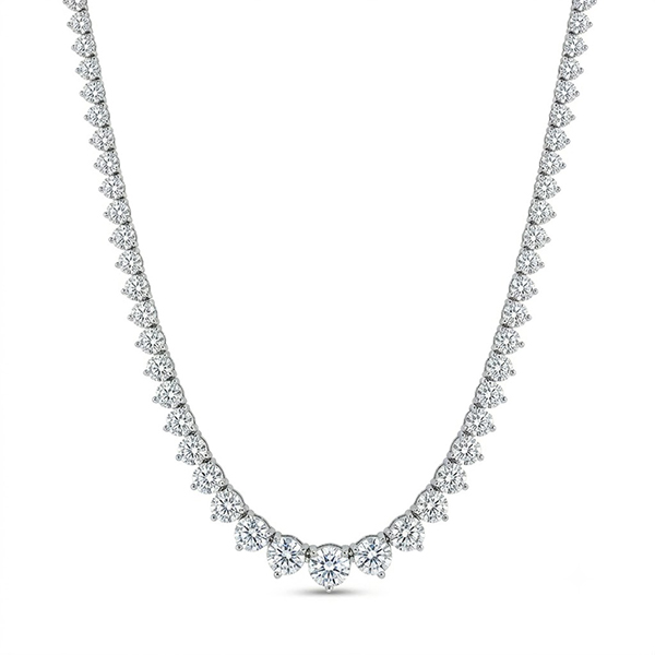 18K Diamond Rivière Necklace